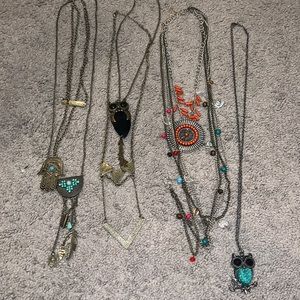 Bundle of 7 necklaces